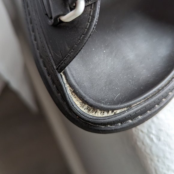 CHANEL - CC Interlocking CC Dad Sandal - Rubber - Black - EU 35 / US 5 - Picture 12 of 13